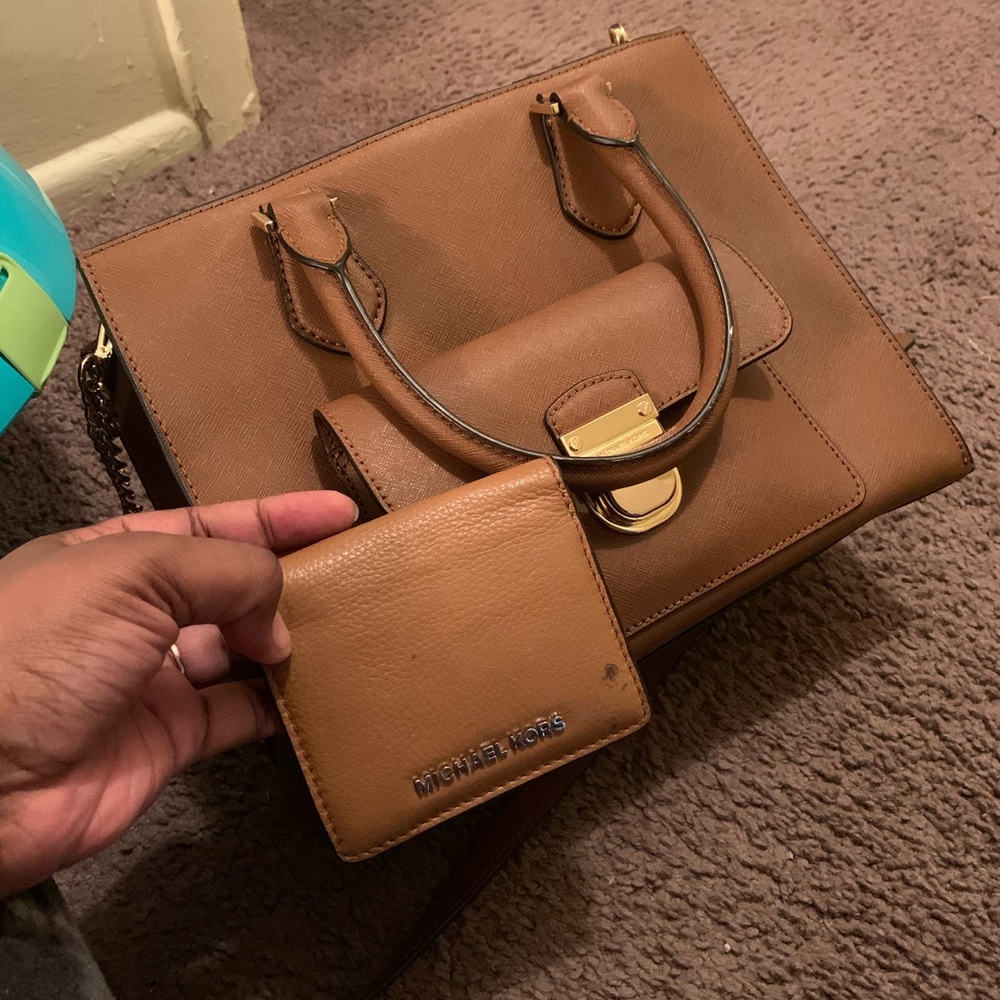 Michael Kors handbag and wallet